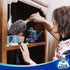 MR.SIGA Lint Free Microfiber Duster, Washable Reusable with Bamboo Handle, Replaceable Head for Household Cleaning