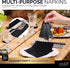 100 Pack Black Beverage Napkins, 2 Ply Big Party Pack for Wedding, Birthday, Dinner, Lunch, Cocktails (5” x 5”) by