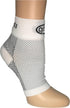 mmHg Compression Foot Sleeves for Men & Women (1 Pair) - Best Plantar Fasciitis Sleeve for Pain Relief (White, Large)
