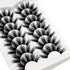 Veleasha False Eyelashes, Long Faux Mink Lashes, Fluffy Handmade Fake Eyelashes, 7 Pairs Pack Luxury Cat Eye