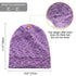 Silk Satin Lined Bonnet Sleep Cap - Adjustable Hair Wrap Cover for Curly Hair Protection for Women and Men - Heather