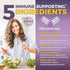 Viva Naturals Elderberry with Vitamin C and Zinc for Adults - 5 in 1 Sambucus Black Elderberry Capsules with Vitamin D3