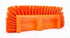 SPARTA Multi-Level Tile Scrub Brush, 12" Wide Heavy-Duty Brush for Commercial Tiles, Tubs and Floors, Orange