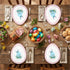 YoehMongYo 60 Packs Easter Plates Disposable Dinner Egg Plate Happy Easter Paper Plates with Bunny Patterns for Holiday