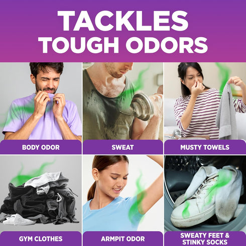 HAMMER 50 oz ARM & Odor Blasters Deep Rinse and Revitalize Fabric Rinse, Laundry Additive, Eliminates Sweat and Musty