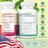 Everyday Debloat & Detox Gummies - Sugar-Free Fruits and Veggies Supplement, 120 Chews, Vegan