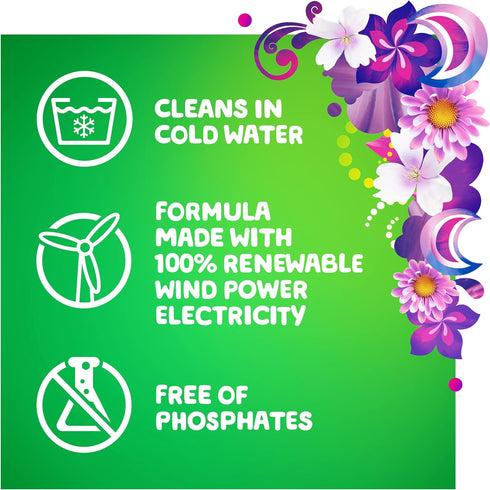 Gain + Aroma Boost Liquid Laundry Detergent, Moonlight Breeze Scent, 128 Loads, 184 fl oz
