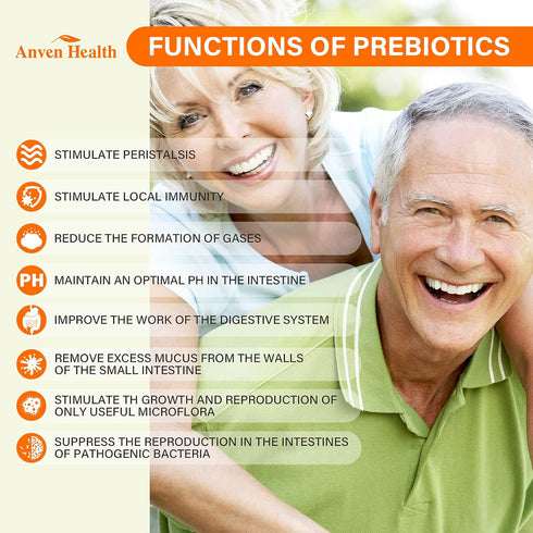 60 Billion Probiotics for Women and Men, 19 Strains, 5 Organic Prebiotics for Gut Digestive & Immune Health, Vegan
