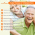 60 Billion Probiotics for Women and Men, 19 Strains, 5 Organic Prebiotics for Gut Digestive & Immune Health, Vegan