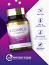 Carlyle B-Complex Vitamin with B12, 300 Tablets, High Potency, Vegetarian & Non-GMO