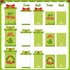 Watayo 12 Sets Christmas Money and Gift Card Sleeves, Xmas Money Holder Ornaments for Cash Gifts with Envelopes, Green