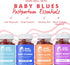 Baby Blues Apple Cider Vinegar Gummies, Vegan Non-GMO Gluten-Free Postpartum Supplement with Vitamin B-6 & B12, 60