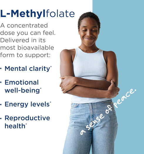 MethylPro 10mg L-Methylfolate - 30 Capsules, Professional Strength Supplement for Brain Support & Immune Health