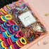 YANRONG Ponytail Holders and Scrunchies Mix for Girls and Women, Traceless Elastic Ropes, Rubber Bands (2155PCS)