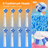 Bitvae R1 Rotating Electric Toothbrush: 8 Brush Heads, 60-Day Battery Life, 5 Modes, Black Rechargeable