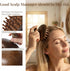 Wooden Scalp MassagerBamboo Brush for Hair GrowthWooden Hair BrushBody Massage Tool