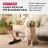 Rubber Broom Lightweight - 100% Natural Rubber with 55 Inch Anti-Rust Handle, Best for Pet & Human Hair