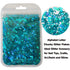 LoveOurHome 8 Colors Holographic Letter Chunky Glitter Flakes, Number Shaped Confetti for Nail Art and Resin Crafts