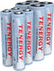 Tenergy High Drain NiMH Rechargeable Battery Combo, 4xAA and 4xAAA, 8 Pack