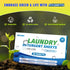FIXSMITH Laundry Detergent Sheets - 60 Loads (30 Sheets) Fragrance Free, Hypoallergenic, Eco-Friendly Strips