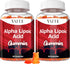 Alpha Lipoic Acid Gummies, Extra Strength ALA Antioxidant Supplement for Brain Health, 60 Chewable Pain Relief (2 Pack)