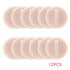 Sibba Loose Powder Puff, 12 Pieces Round Velour Face Makeup Compact Body Container for Setting Foundation Cream