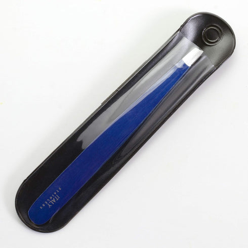 Italy Deluxe Slant Tip Tweezers, Stainless Steel for Eyebrow Shaping and Hair Removal