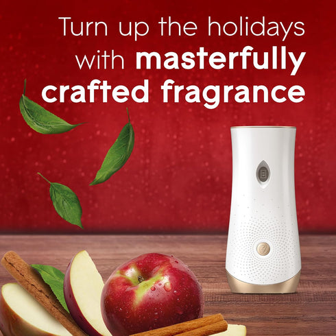 Glade Automatic Spray Refill, 6.2 Oz, Air Freshener for Home and Bathroom, Autumn Spiced Apple, Limited Edition