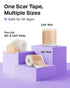 AWD Silicone Scar Sheets for Surgical Scars, Medical Grade Silicone Scar Tape for C Section, 1.6" x 120" Roll