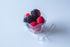 Flower Shape Mini Bowl with Spoons Included, 50 Count Clear Plastic, 2.7 Ounce