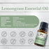 Lemongrass Essential Oil USDA Certified Organic 100% Pure Premium Therapeutic Grade, Undiluted - Aromatherapy Diffuser for Calm and Relaxation, Skin Care, Hair Care