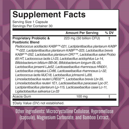 MaryRuth Organics 3-in-1 Daily Health 40+ Probiotics for Women - 50 Billion CFU - 30 ct - Estrogen Supplement