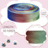 Shappy 1 Inch x 50yard Rainbow Gift Rainbow Ribbon for Gift Wrapping Organza Ribbon Shimmer Sheer Rainbow Colors Ribbon by Shappy