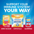 Immune+ 1000mg Immune Immunity, 42 Count Emergen-C Chewables Vitamin C with Vitamin D Tablet, Support Dietary