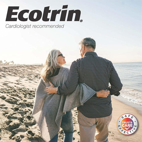 Ecotrin 81 mg Low Strength Safety Coated Aspirin, 150 Tablets, Pack of 2