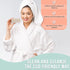 Pure SOL. Konjac Exfoliating Bath Sponge - Original Exfoliator for Sensitive Skin, Deep Cleansing