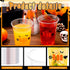 Tiangrid 100 16 oz Pcs Halloween Plastic Cups Bulk Disposable Halloween Boo Party Cups Spooky Clear Plastic Glasses