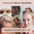 Kitsch Scrunchies for Women's Hair, Assorted Large Hair Ties, Cute Hair Bands & Ponytail Holders, 5pc