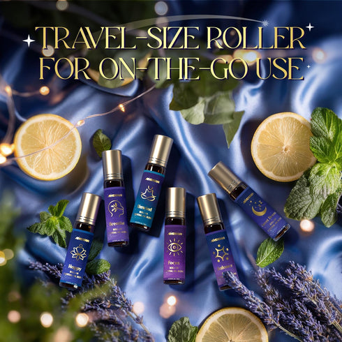 Set, ARVIDSSON Essential Oils Roll On Natural Self Care Essential Oil Blends Gift for Women - Sweet Dream, Unwind