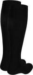 Truform 1934BL-S Compression Socks (20-30 mmHg, Men's Gym Socks, Knee High, Black, Small)
