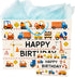 Shimmer Anna Shine 13 Large Construction Vehicles Birthday Gift Bag Set Trucks,