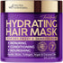 Hydrating Hair Mask for Damaged Hair, 10 FL OZ, Keratin Hair Mask with Biotin, Argan & Coconut Oil, Sulfate Free
