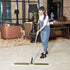 36" Commercial Dust Mop for Heavy Duty Floor Cleaning, Long Handle Duster Mop for Hardwood, Tiles, Green