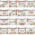 16 Pcs Inspirational Quotes Canvas Cosmetic Bag Bulk, Zipper Makeup Bags, Travel Toiletry Pouch Gift for Women Girls