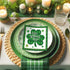 Heyiminy 40Pcs 6.5 Inch St Patricks Day Napkins, Shamrock Napkins, Disposable Green Lucky Clover Cocktail Beverage