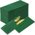 KAMMAK Green Napkin Disposable Cloth Like Dinner Paper Napkins with Pocket 100