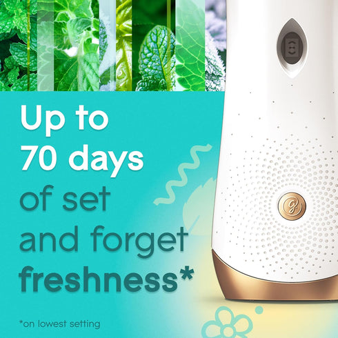 Glade Automatic Spray Refill, 6.2 Oz, Air Freshener for Home and Bathroom, Empower Mint
