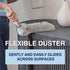 Bona High Performance Dusting System - 1 Compact Handle, 5 Disposable Dusters, & 1 Reusable Duster for Dust & Pet Hair