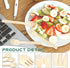200 Pack 4" Mini Wooden Spork, Biodegradable Birchwood Disposable Spork for Camping, Party, Wedding