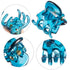 HOTOP 24 Pcs Mini Hair Clips - Small Non-Slip Plastic Jaw Clips for Girls and Women (Bright)